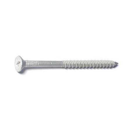 Red Head Tapcon Concrete Screw, 1/4" Dia., Flat, 3 3/4 in L, 410 Stainless Steel 50 PK 50788